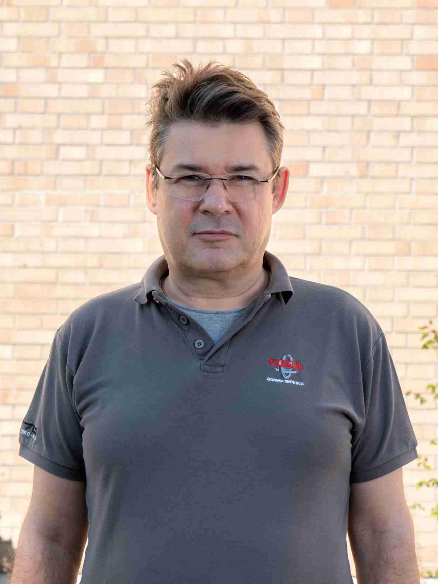 Foto del responsabile tecnico e produzione Alessio Tedeschi